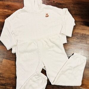 Cozy White Pajama Set